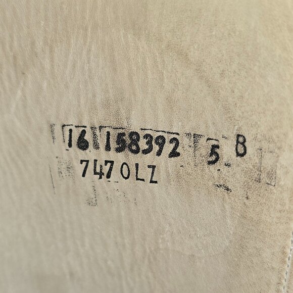 OLATHE Women's Vintage Brown Leather Lace Up Kiltie Packer Boots Size 5 B - Picture 10 of 12